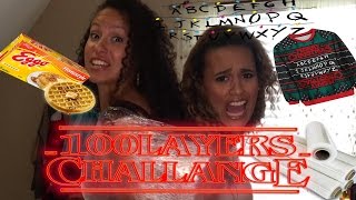 100 Layers Of Saran Wrap Challenge; Stranger Things edition