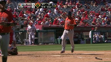 HOU@LAA: Grossman drives in two with single in 5th