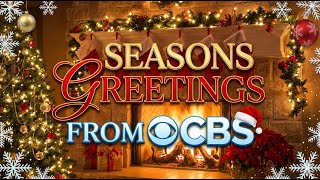 CBS Television Advert Seasons Greetings | Classic American TV Network Promo | Vintage Broadcast Ad