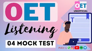OET Listening  Mock Test 04 _All profession-2023