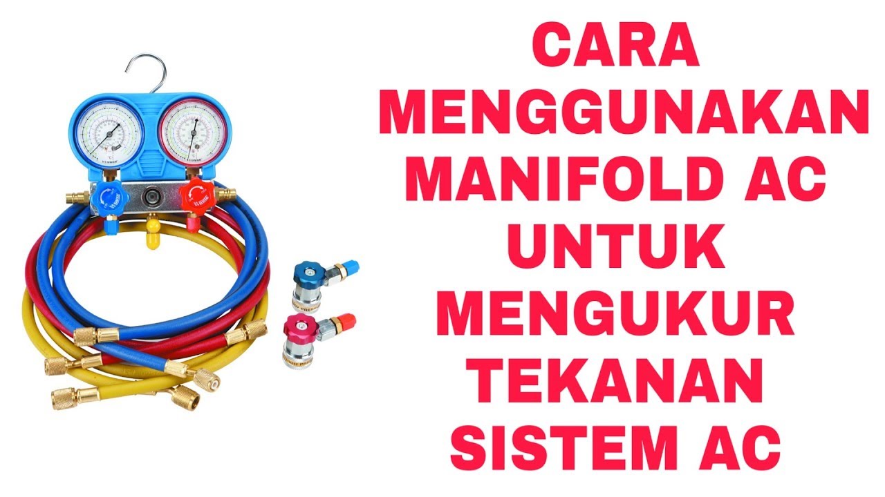 CARA BACA PRESSURE GAGUE atau cara baca meteran manifold AC YouTube