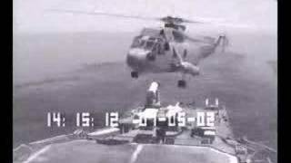 Sea King crashes