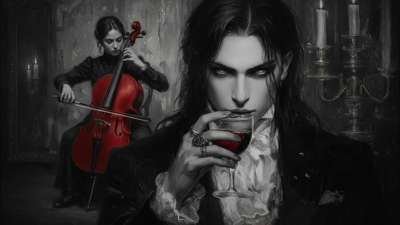 elegancia en soledad – Violonchelo Neoclásico Sombrío