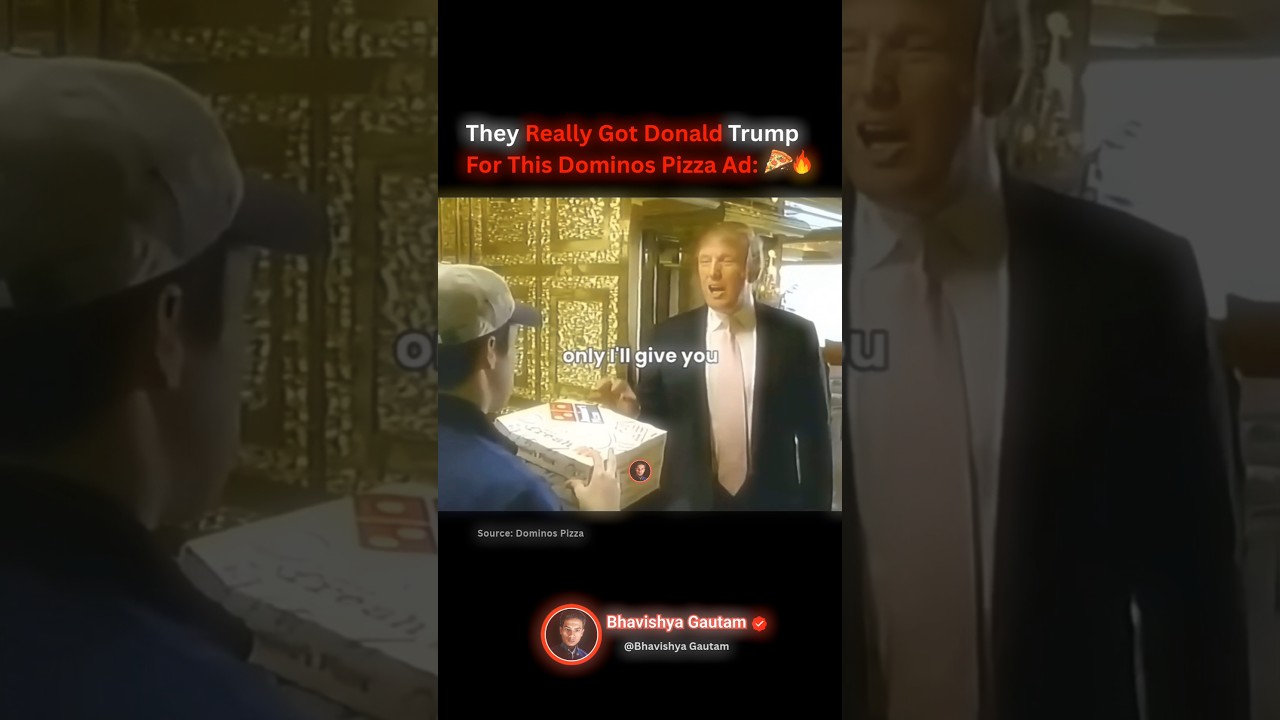 Dominos Marketing Team Deserve Raise For Donald Trump Pizza Ad:🍕🤑🔥