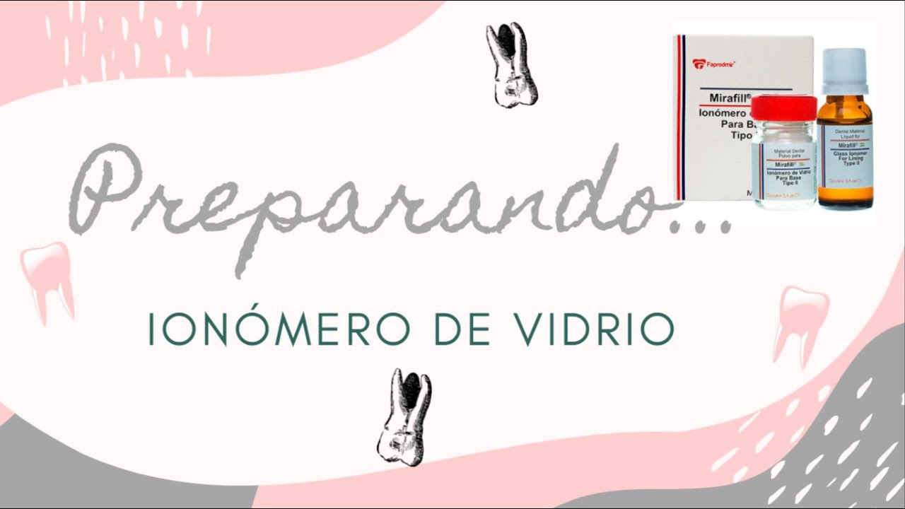 ¿CÓMO PREPARAR IONÓMERO DE VIDRIO? | BASE CAVITARIA - YouTube