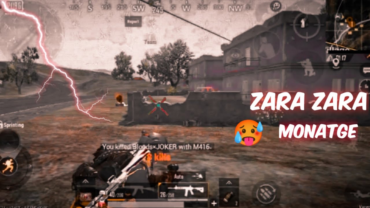 Zara Zara Monatge pubg lite over power - YouTube