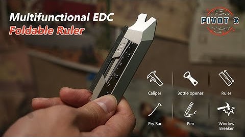 Now on Kickstarter: Pivot X: The Multi-Tool Ruler Built For Real-World Challenge