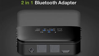 Трансміттер та ресівер Bluetooth 5 CSR8675 Wireless Adapter RCA SPDIF 3,5mm Aux Jack Звук без дроту