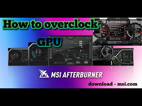 Msi Overclock MSI Afterburner - Overclock Your GPU - YouTube