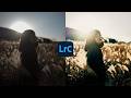 From Dark Backlit Portrait to Cinematic Golden Hour Look | Lightroom Retouch Process Before & After