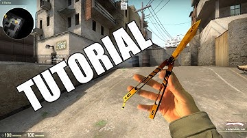 Butterfly Knife Tricks For Beginners #12.5 (CS:GO Basic)