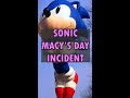SONIC MACY&#39;S THANKSGIVING PARADE INCIDENT!!!! #shorts #sonicfrontiers #thanksgiving #sonic