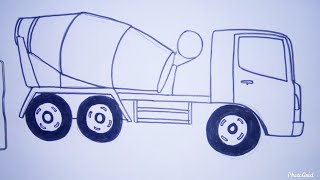 Easy Ways to Draw Molen Truck Cars | Indonesian Tutorial