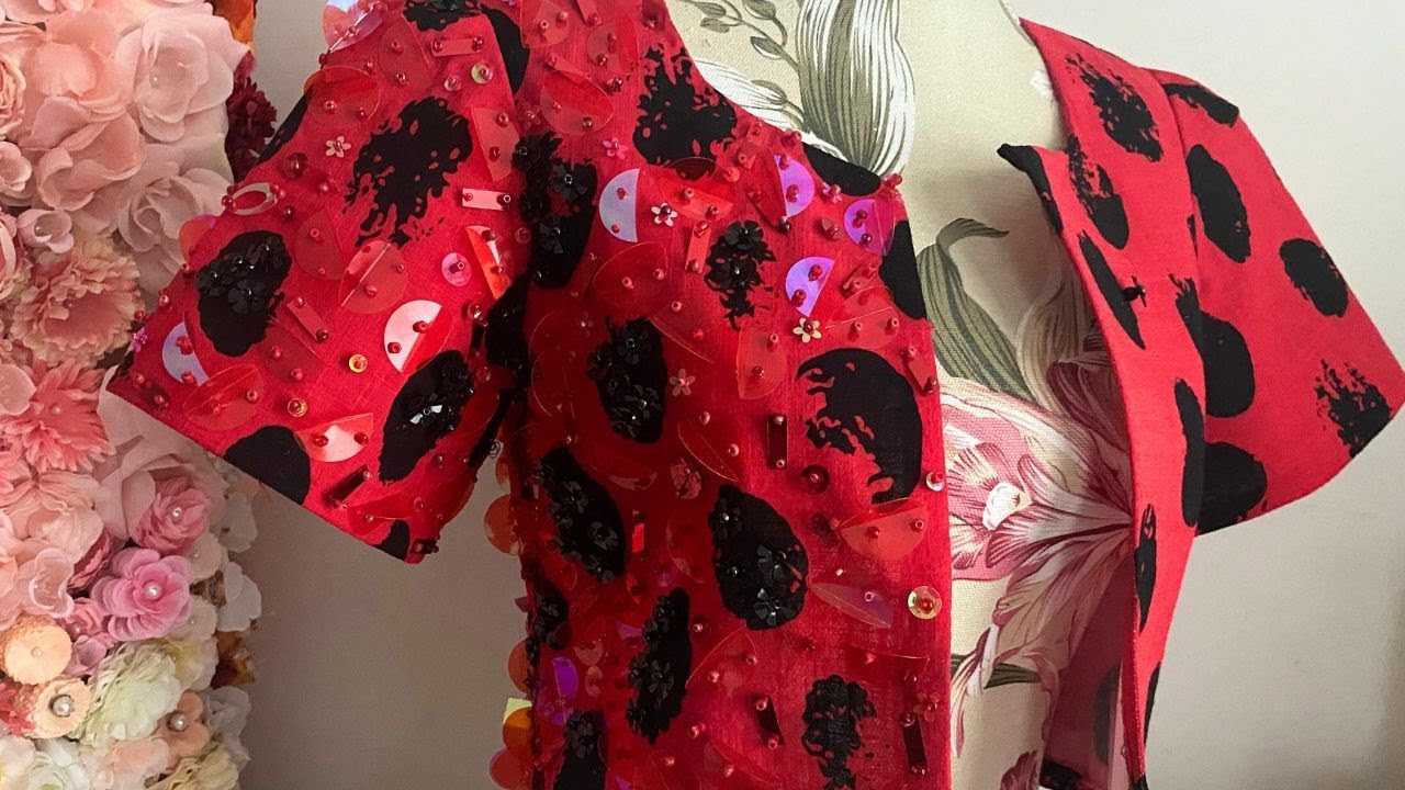 Ladybug Pattern Jacket I’m making a LADYBUG jacket! 🐞 - YouTube