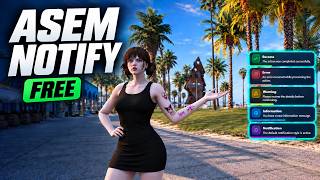 FREE FiveM Notify Script | 10 Modern Styles | ASEM Notify