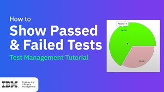 How to Create a Pie Chart to Show Passed & Failed Test Cases in IBM Engineering Test Management