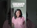 How Well Do You Know English Virals Youtubeshorts How Well Do You Know English Virals Youtubeshorts