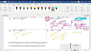 Math 1 Chapter 5 Test Review Part2
