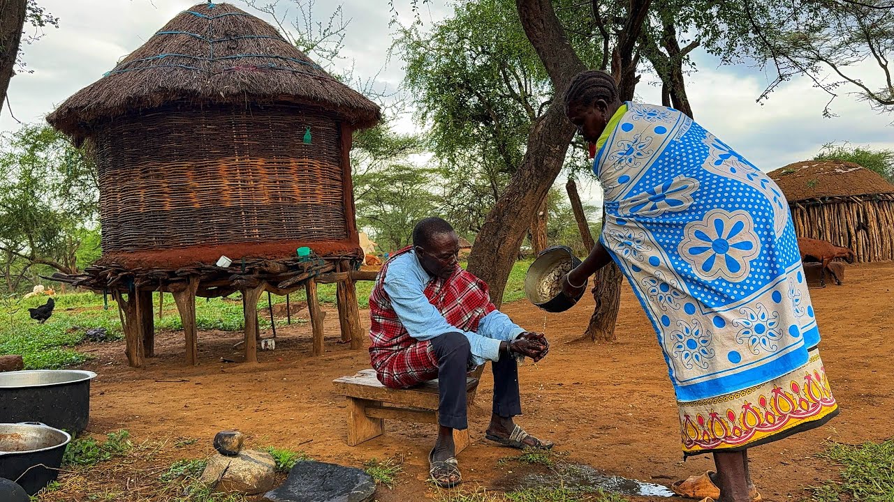 African Traditional Life/Night Life in Our Homestead