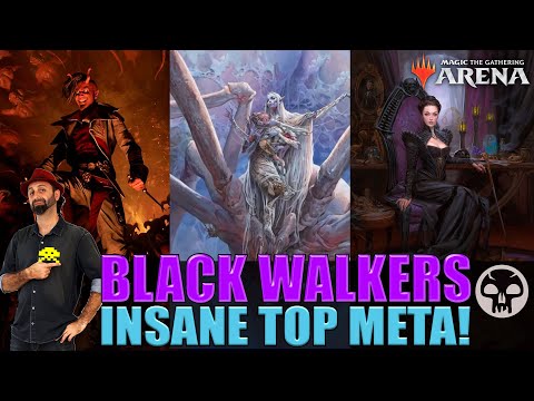 DECK TOP MYTHIC - MONO BLACK WALKERS Magic Arena- #mtgarena #mtgarenabr #mtg