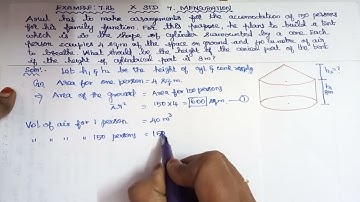 10th maths l Mensuration I Example:7.26