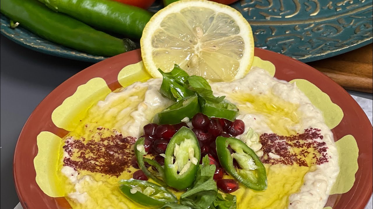 Mutabbal -Middle Eastern eggplant dip - YouTube