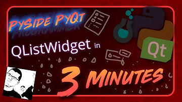 PySide + PyQt | QListWidget in 3 Minutes
