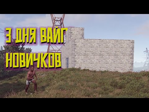 Видео: 3 ДНЯ ВАЙПА НОВИЧКА!! НОВИЧКИ В RUST