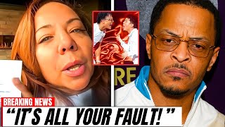 Tiny Harris HANDS T.I. Divorce Papers After He BREAKS Ties With King Harris After Being Arrested