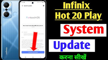 infinix hot 20 play me System update kaise kare / how to System update in infinix hot 20 play