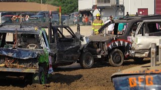 Dresden Demolition Derby 2024 Team Trucks Heat 2