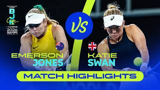Emerson Jones (AUS) vs Katie Swan (GBR) | 2026 Billie Jean King Cup Qualifiers | Highlights