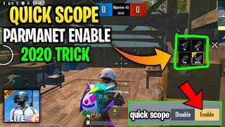 Pubg Mobile Lite Quick Scope Switch Enable | How To Get Quick Scope Enable | Pubg Lite | Ninja army