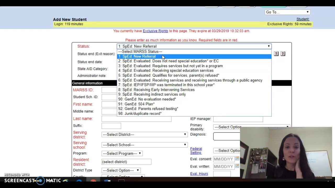 SpEd Forms Demo - YouTube