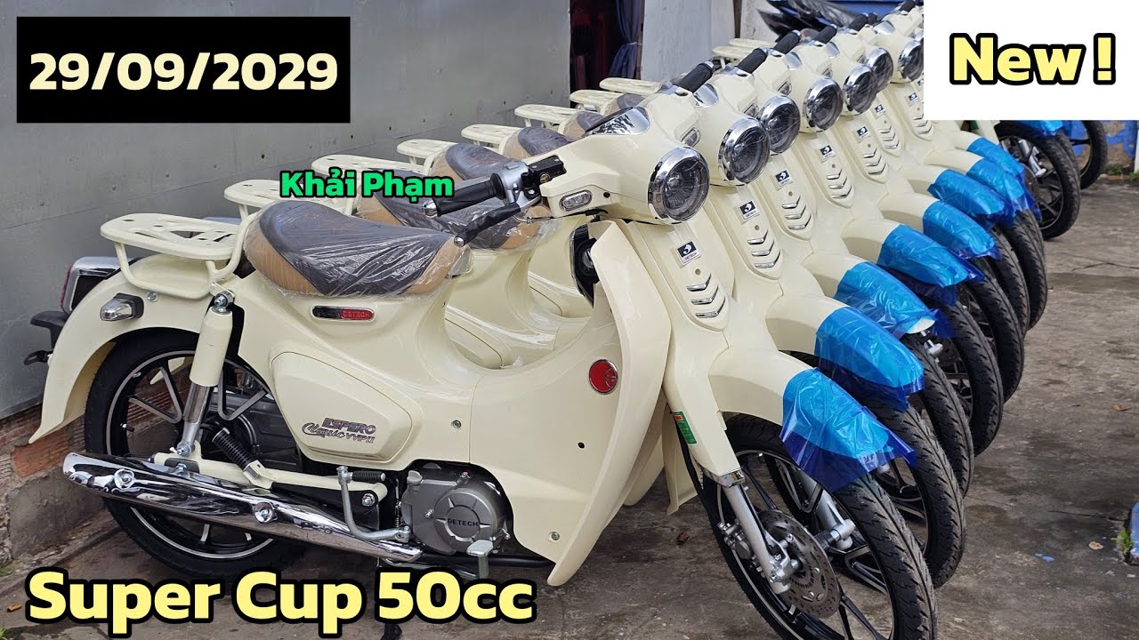 Super Cup màu mới cực đẹp cập bến CH Mai Duyên ngày 29/09/25. Khải Phạm #cup #50cc #hocsinh #2026 
