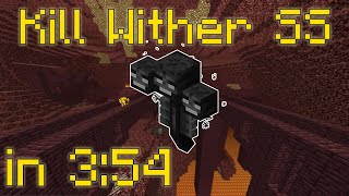 [WR] Minecraft Bedrock | Kill Wither SS in 3:54