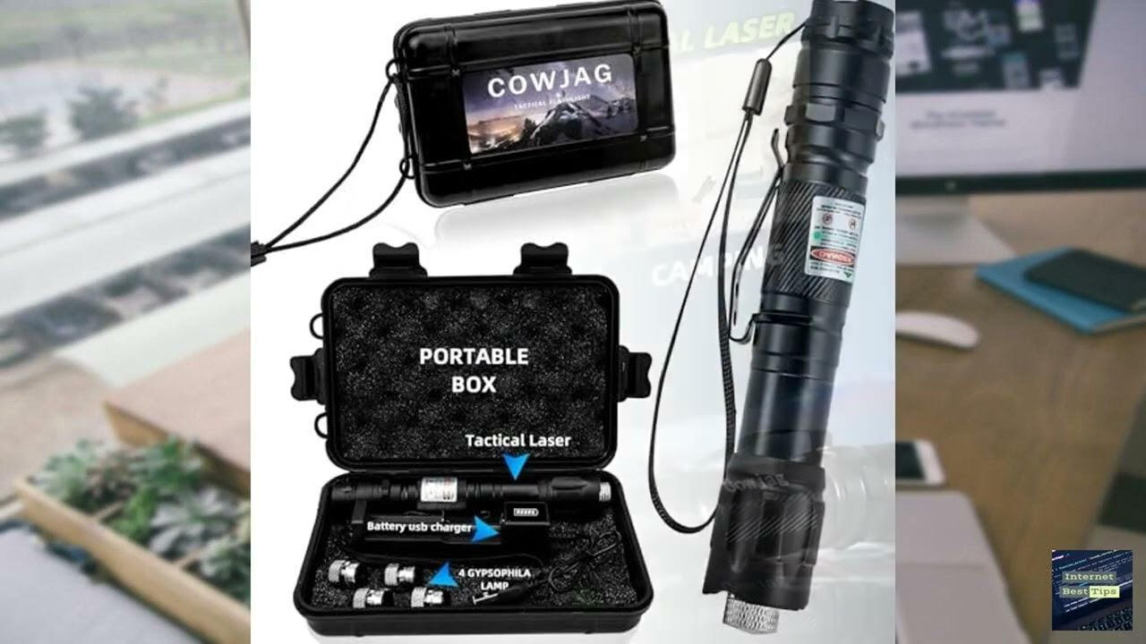 Review - Cowjag Green Laser Pointer High Power Flashlight