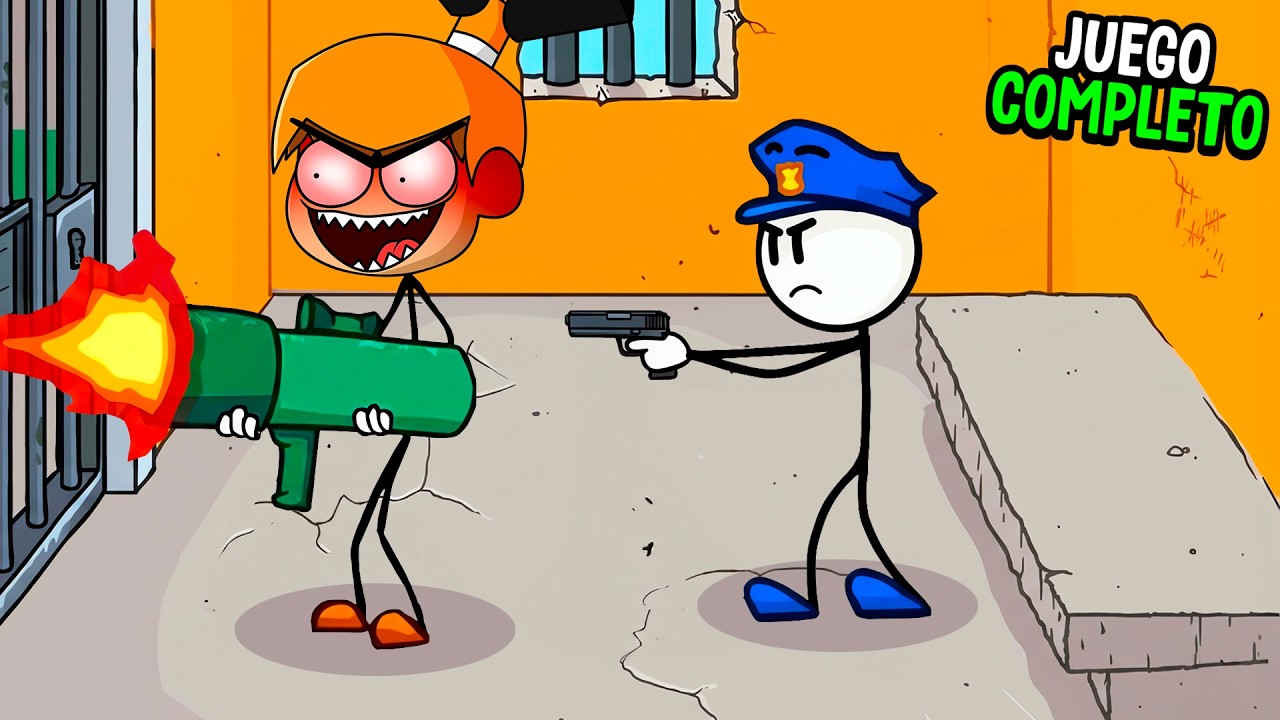 ESCAPA DE LA PRISION MAS SEGURA DEL MUNDO  (THE HENRY STICKMIN JUEGO COMPLETO)