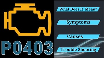 DTC P0403 Overview: Exhaust Gas Recirculation “A” Control Circuit @RustyDiyGarage