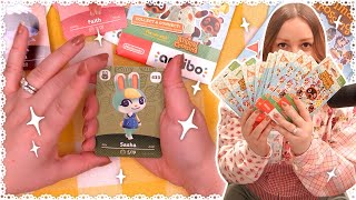 Opening 12 Packs of Animal Crossing Amiibo Cards