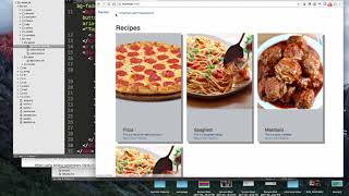 Recipe App Video 6 - Creating Static Pages and a Navigation Bar screenshot 2