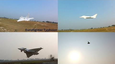RC Eurofighter Typhoon full build & first flight @INDIRC1