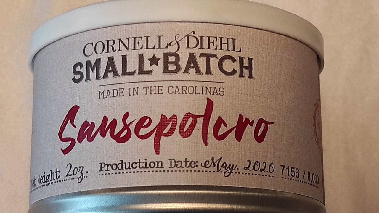 Pfeifentabak: Cornell & Diehl, Small Batch SANSEPOLCRO.