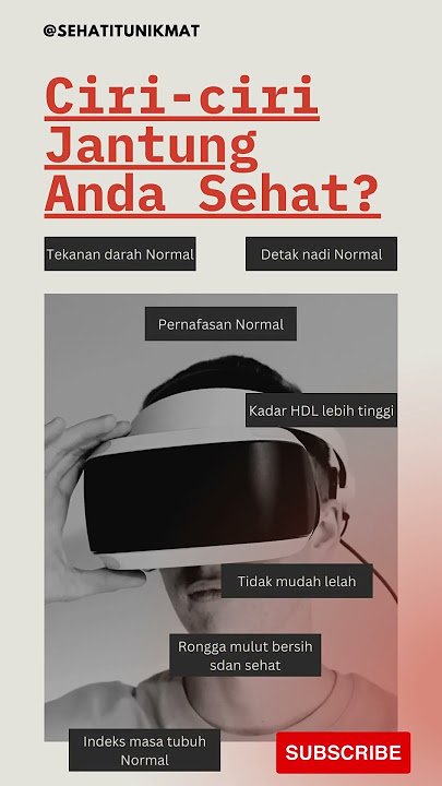 Ciri ciri Jantung Anda Sehat