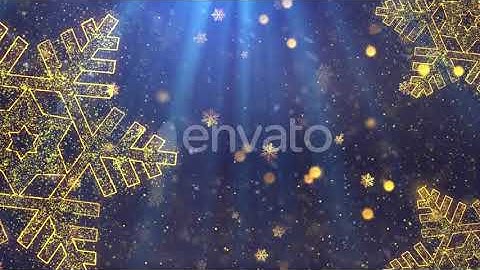 Christmas Crystal Snow Background 3 | Motion Graphics - Envato elements