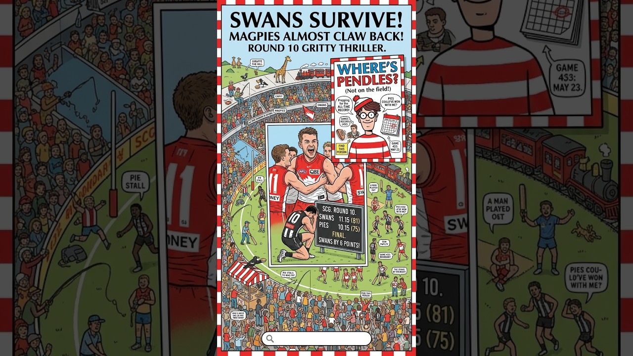 A Yank on the Footy looks at the Sydney Swans win over the Collingwood Magpies in Rd 10 of AFL 2026