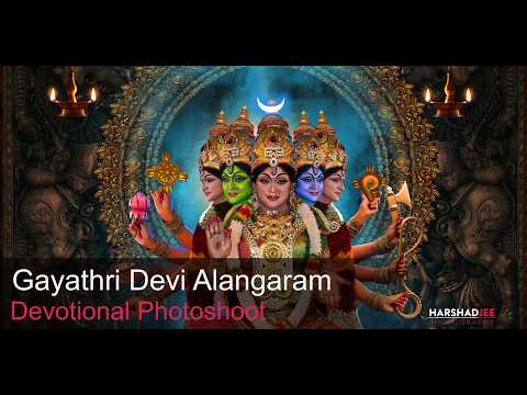 Gayathri Devi Alangaram | Harshadjee Studio | Devotional Photoshoot | ✆ 7305534201