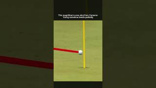 he even visualize a line that crazy? Watching that curve around the trees feels completely illegal.