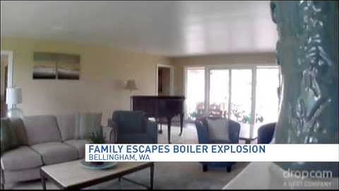 Boiler explosion at home
