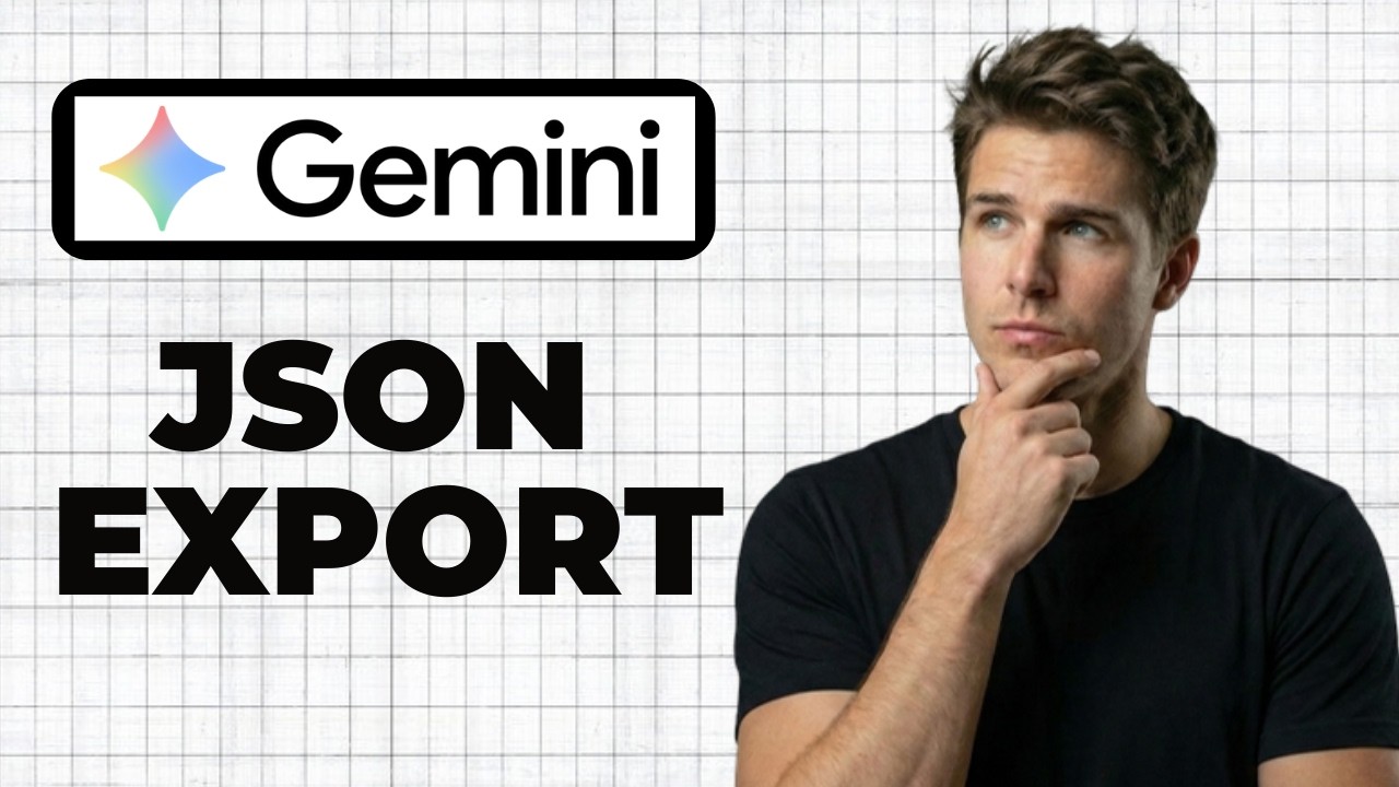 How To Export Responses To JSON In Google Gemini (Working 2026) - YouTube